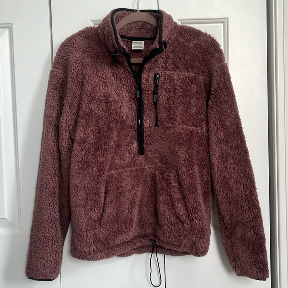 PINK Victoria Secret Sherpa Quarter Zip